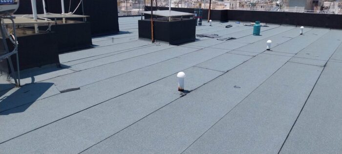 Μόνωση ταράτσας με ασφαλτόπανο esha